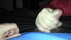 Sarah's handjob feels so intense