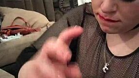 Obedient girl sucks daddy's cock!