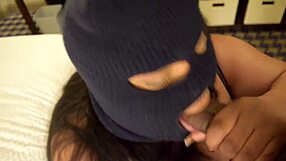 Slut deepthroats BBC on Bourbon Street, catching cum