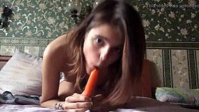 i relax with my dildo for solo teen masturbation