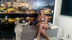 Rebecca Santos brings the whole family for hardcore anal fun.