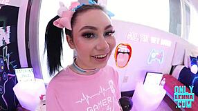 Lenna Lux Visits Big Gulp Girls?