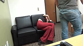 zelda's rough casting on sofa turns wild in first interview main scene!