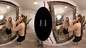 Vanna Bardot celebrates new years with trimmed pussy in heels