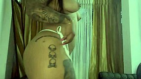 Hidden Cam Catches Big Ass Latina in Thong