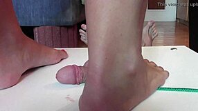 czech girl teases with wild cock play