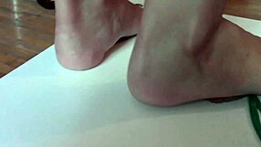 czech girl teases with wild cock play