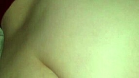 Wife poses with substance on legs