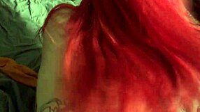 Sex with big tit redhead in missionary pov blowjob!