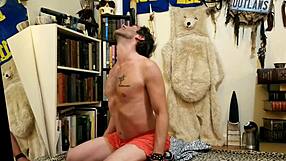 I am a male cosplayer practicing yoga with max shenanigans in homemade gay videos as an amateur.