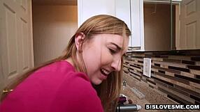 Stepbro Forces Gracie May Green to Suck Deep