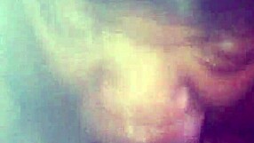 Deepthroat blowjob expertly performed on thick cock