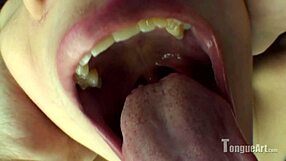 Felicity, wow, your flexible tongue sucking is so amazing!