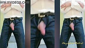 mauro explores his kinky bisexual fetish in solo play