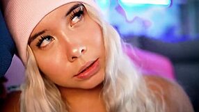 Blonde Colombian Sucks Hard Cock