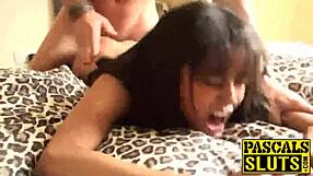 I can't get enough of Alyssa's big fake tits craving hard cock inside her.