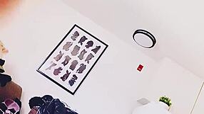 Hot blonde pawg licks cum off her ass!