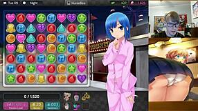 Chatting with a catgirl in the park from huniepop uncensored