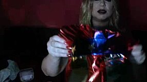 patriotic bbw celebrates with cum on huge natural tits