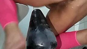 Blonde Slut Feels Deep Emotions in Her Wide Ass with Toys