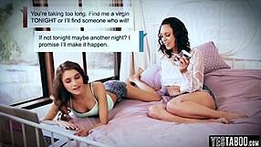 a sugar babe and her virgin sister having some fun