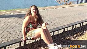 Anabel Luna finally gets her double cock dream fulfilled as a lovely teen 18+