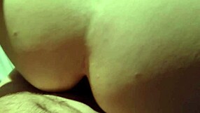 POV view of BBW wife getting fucked doggystyle with creampie