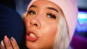 Blonde Colombian Sucks Hard Cock