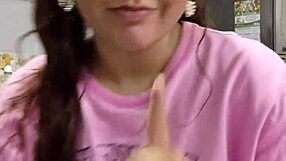 beautiful chloe plays in her kitchen to orgasm pt2