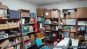 Hot Teen Shoplifter Bends Over for Hardcore Fucking!