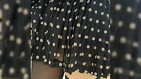 Solo Dildo Fucking In Construction Site