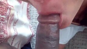 Sofie Marie's POV blowjob on big black cock