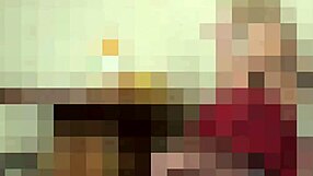 Teen babe lifts skirt to show panties