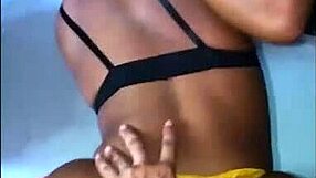 Venezuelan big booty gold digger gets intensely fucked after workout