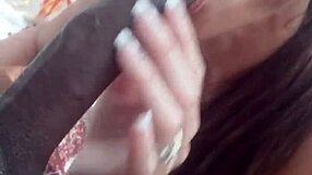 Sofie Marie's POV blowjob on big black cock