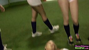 Watch me finger this hot lesbian teen 18+ at the party?