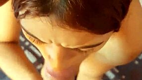 Teen couple enjoys oral, facial, and monster cock cumshot