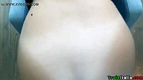 Italian babe hints at outdoor anal in public