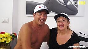 Big Ass German Monica Dolce Banged Hard in Wild Swinger Group Session