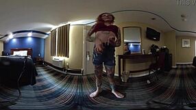 Scarlett Storm Undresses And Strips In VR Shower