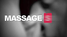 Tiffany Tatum går med i en het threesome-massage med sensuella beröringar och oljade kroppar