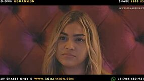 Squatting position lesbians getting naughty in bikinis