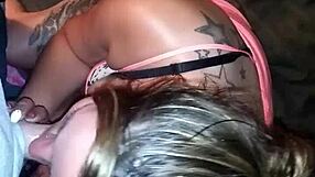 Nicky Pipes gives sloppy, gagging blowjob with deepthroat and choking on cock!