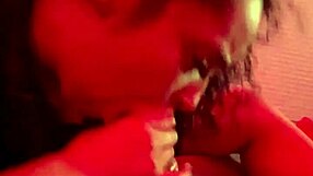 mixed step sister swallows every drop of big black cock