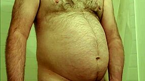 Nude Martin Lavallée masturbates in public flashing scene