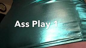 Solo gay man engages in intense assplay and anal fucking