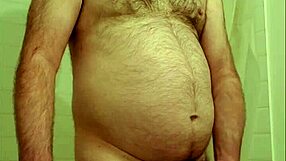 Nude Martin Lavallée masturbates in public flashing scene