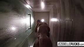 Sexy Jezebelle Bond films herself masturbating in the bath