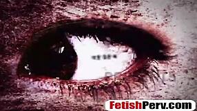 nasty brunette punished in rough bondage action