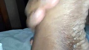 lotion my wife feet for footjob fetish